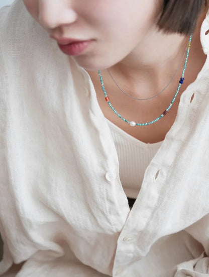 Crystal Beaded Necklace | Flourish Necklace